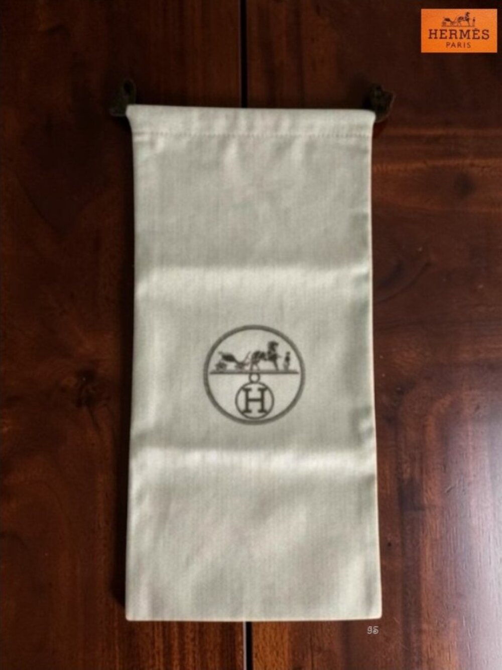 Hermès Herringbone Dust Bag – SLG & Accessory Size – Collector Grade